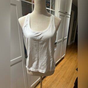 Lululemon swiftly tech 2.0 racerback tank race length, white, size 12